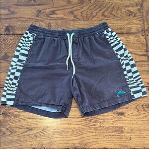 Elastic waist swim shorts
